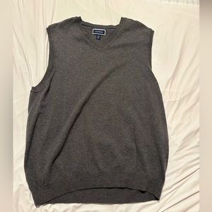 Sweater Vest - Club Room - Dark Grey - Men’s Large